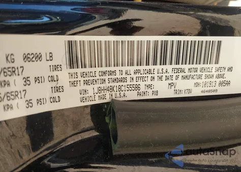 2008 Jeep Commander Sport z USA, uszkodzony, nr VIN 1J8HH48K18C155586